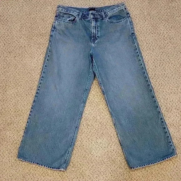 Uniqlo Denim - Uniqlo Flared Bottoms Low Rise Barrel Size 3